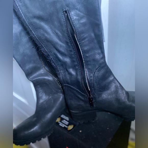 Lucky Brand over the knee boots black boots like new - Picture 3 of 11